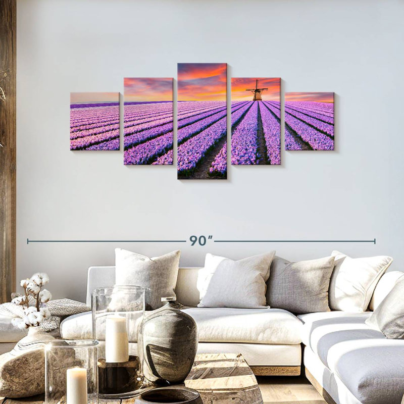 Lavender Rows Windmills