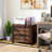 Home Office File Cabinet With Lock, Brown Shade. 2 Drawers, Adjustable Hanging Bar For Letter/A4/Legal. Stylish & Functional. 31.1" L X 15.7" W 28.3" H Locking Office, Brown. Drawers Letter, A4,