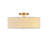 Ranan Linen Semi Flush Mount