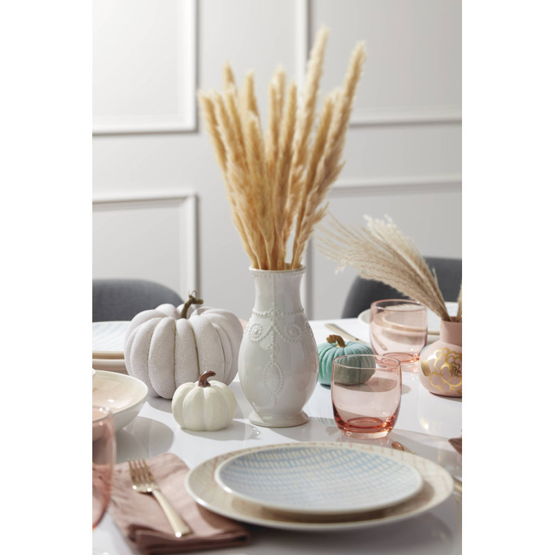 French Perle Fluted Table Vase