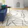 Goodrow Abstract Charcoal/White Area Rug