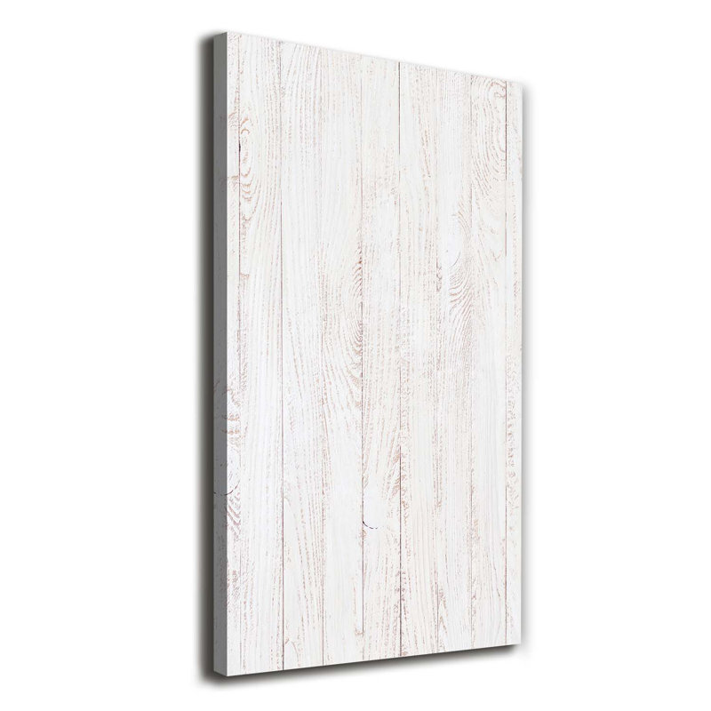 Wooden Background - Wrapped Canvas Print