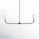Greta Linear Chandelier by Hinkley