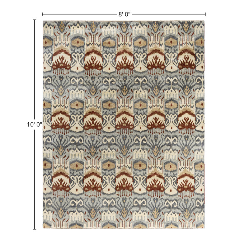 Overdyed One-of-a-Kind 8' 0" X 10' 0" Hand Knotted Area Rug