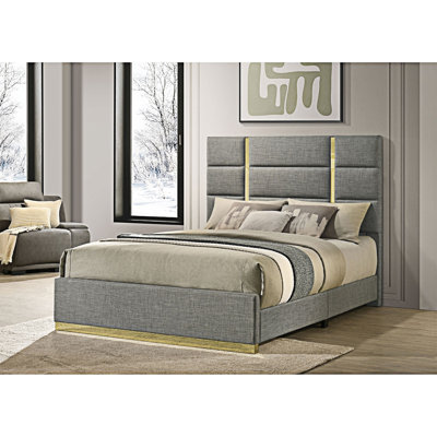 Upholstered Panel Bed