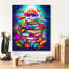 «Epic Graffiti», livres par Dean Russo, art mural sur toile, 20 po x 24 po-1320290433
