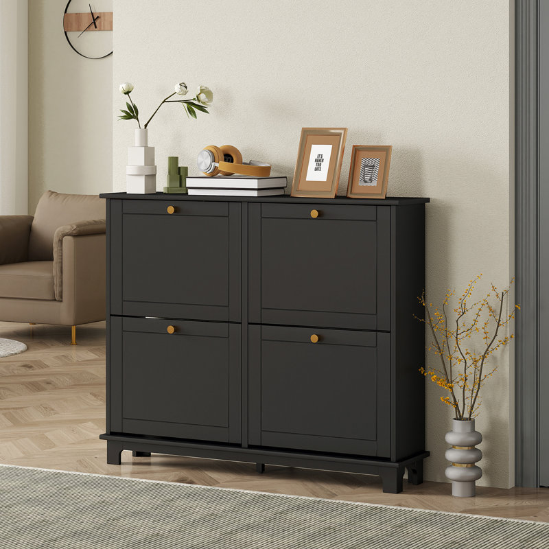 16 Pair Shoe Storage Cabinet