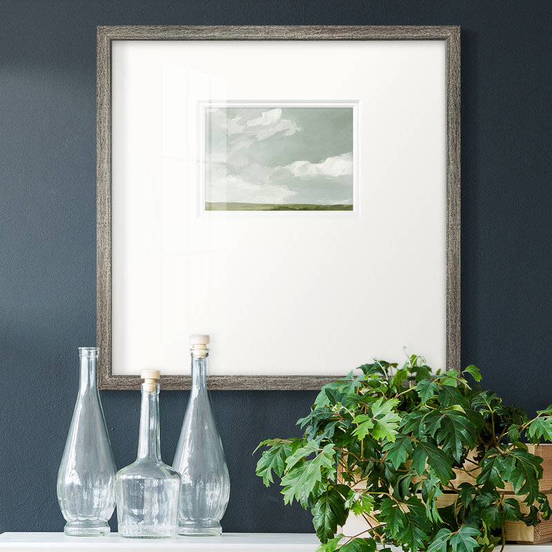 Gray Stone Sky II, reproduction d'art encadrée, H 17 po x l 17 po x P 1,25 po