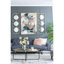 Trois miroirs muraux - or et blanc, style simple, 16,04 x 42,11 pouces de style miroirs - style moderne, 43,3 x 15,7