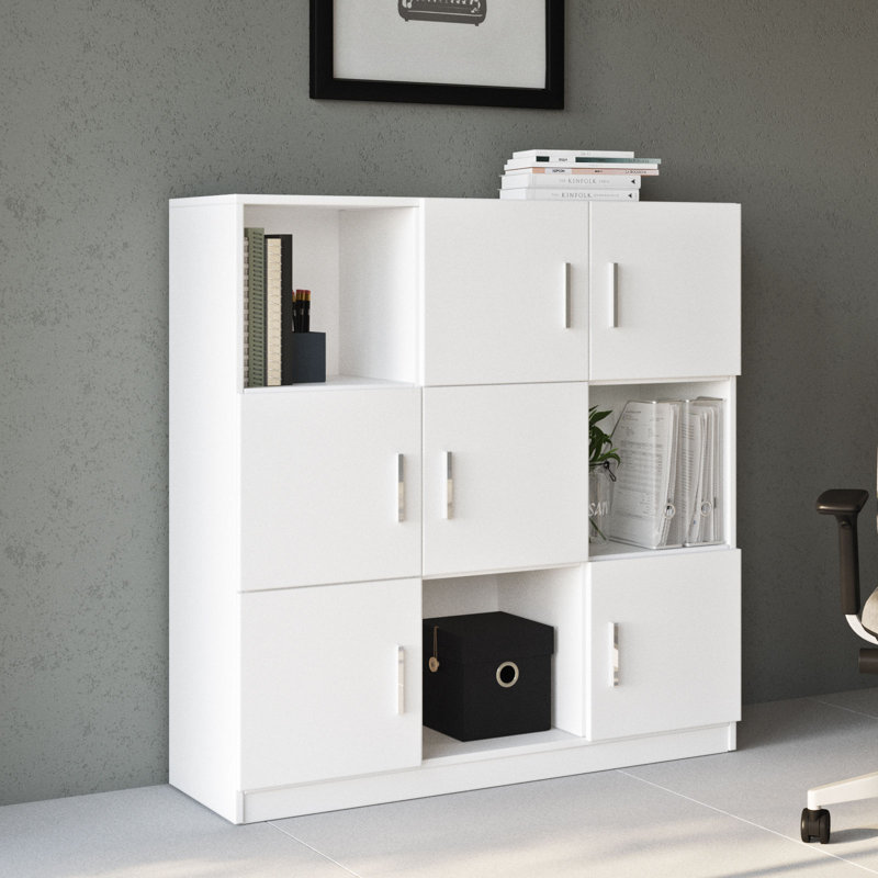 Caylan 121.8cm Kitchen Pantry, White