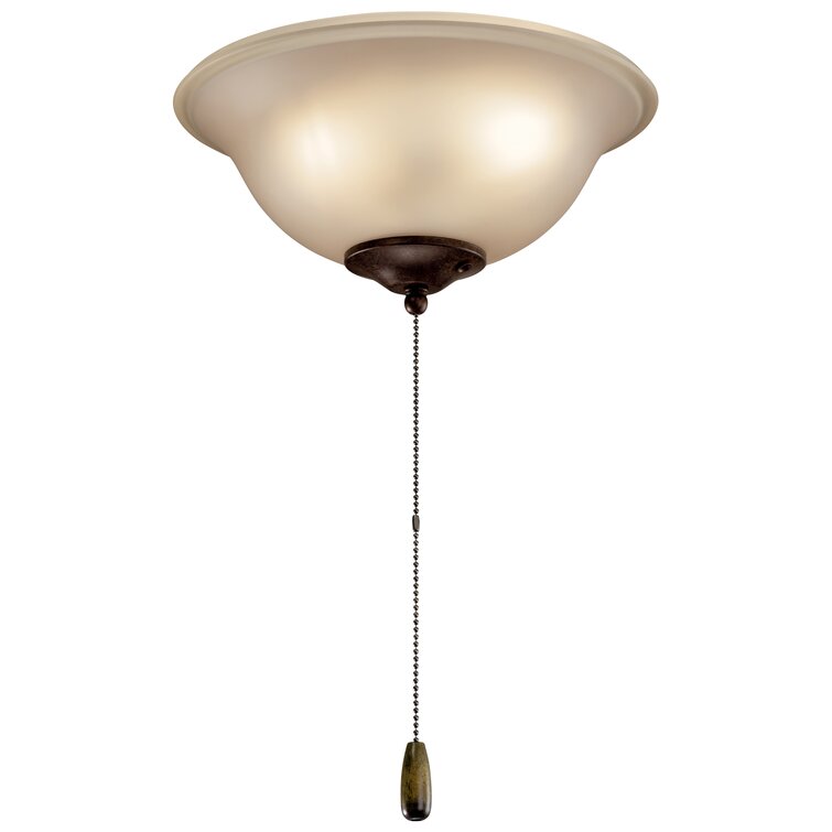 11'' 3 - Light LED Bowl Ceiling Fan Light Kit