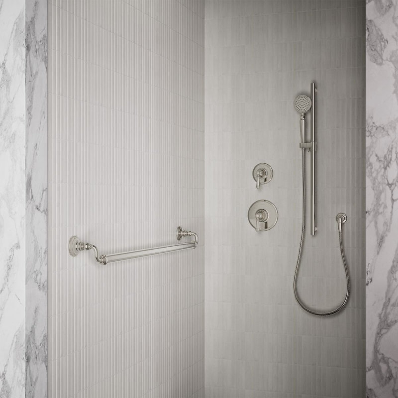 Kohler Artifacts Grab Bar, Polished Nickel, 42"W