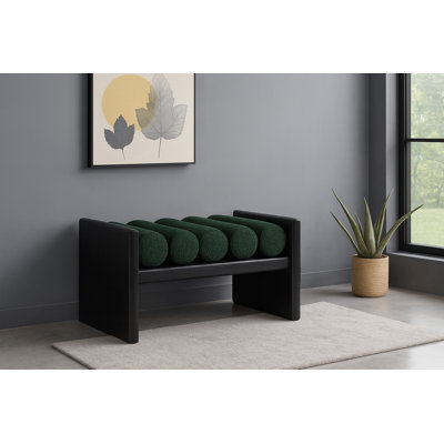 Banc en bois Boucle