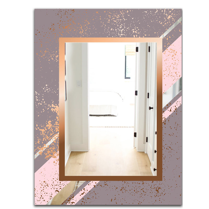 Miroir mural Border, H 39,4 po x l 29,5 po