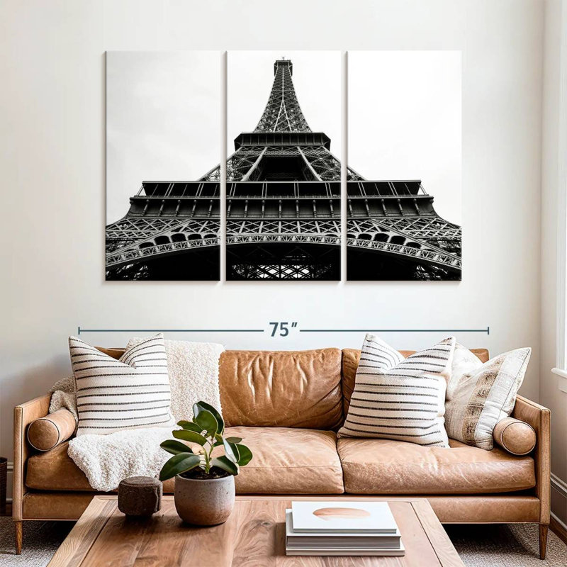 Eiffel Tower Lilie, 48" H x 74" W
