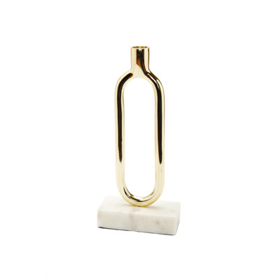 11.75'' H Glass Tabletop Candlestick