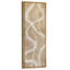 «Flowing Harmony I», beige doux, composition abstraite de lignes fluides, impression sur toile encadrée pour chambre principale-1621599221-1621599211