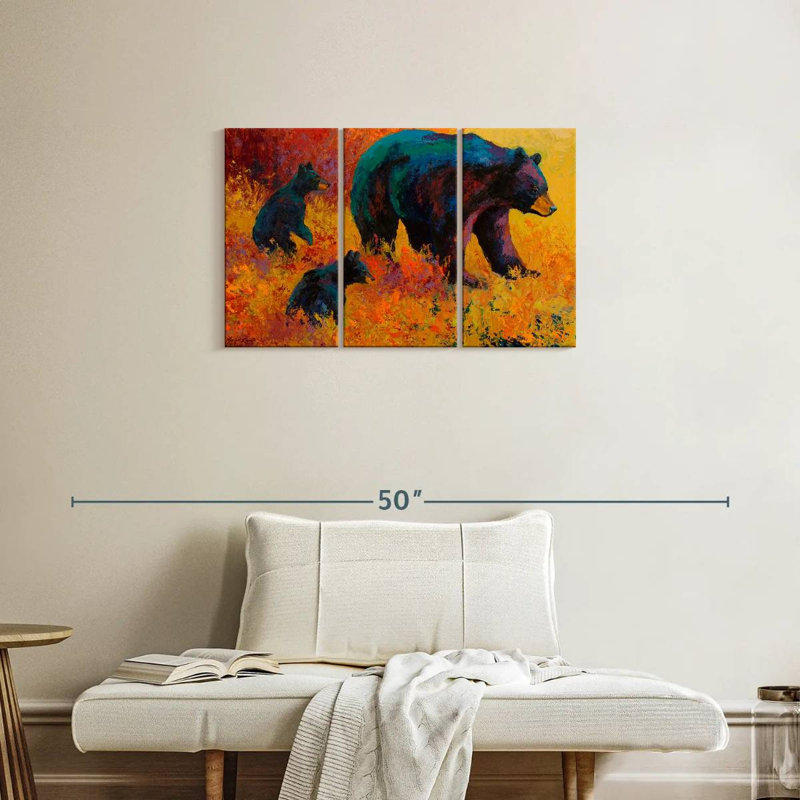 Brampt Double Trouble Black Bear, 20" H x 33" W