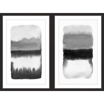 Transitions diptych-ensemble de 2 reproductions de photos encadrées sur papier