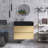30 In. Single Sink Wall Mounted Bathroom Vanity with Top-248212942