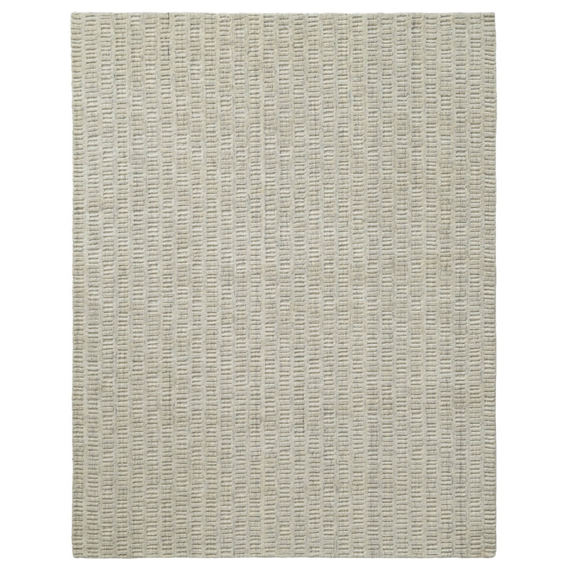 Tapis Odin tissé à la main, Grey, Rectangle 8 pi x 5 pi