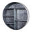 Athalia 4 Piece Circle Metal Floating Shelf