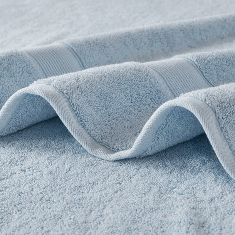 Ensemble de serviettes 100% coton absorbant 800GSM, Bleu pâle