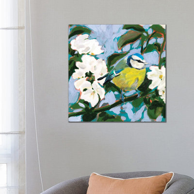 Perching I by Victoria Borges - Wrapped Canvas Painting