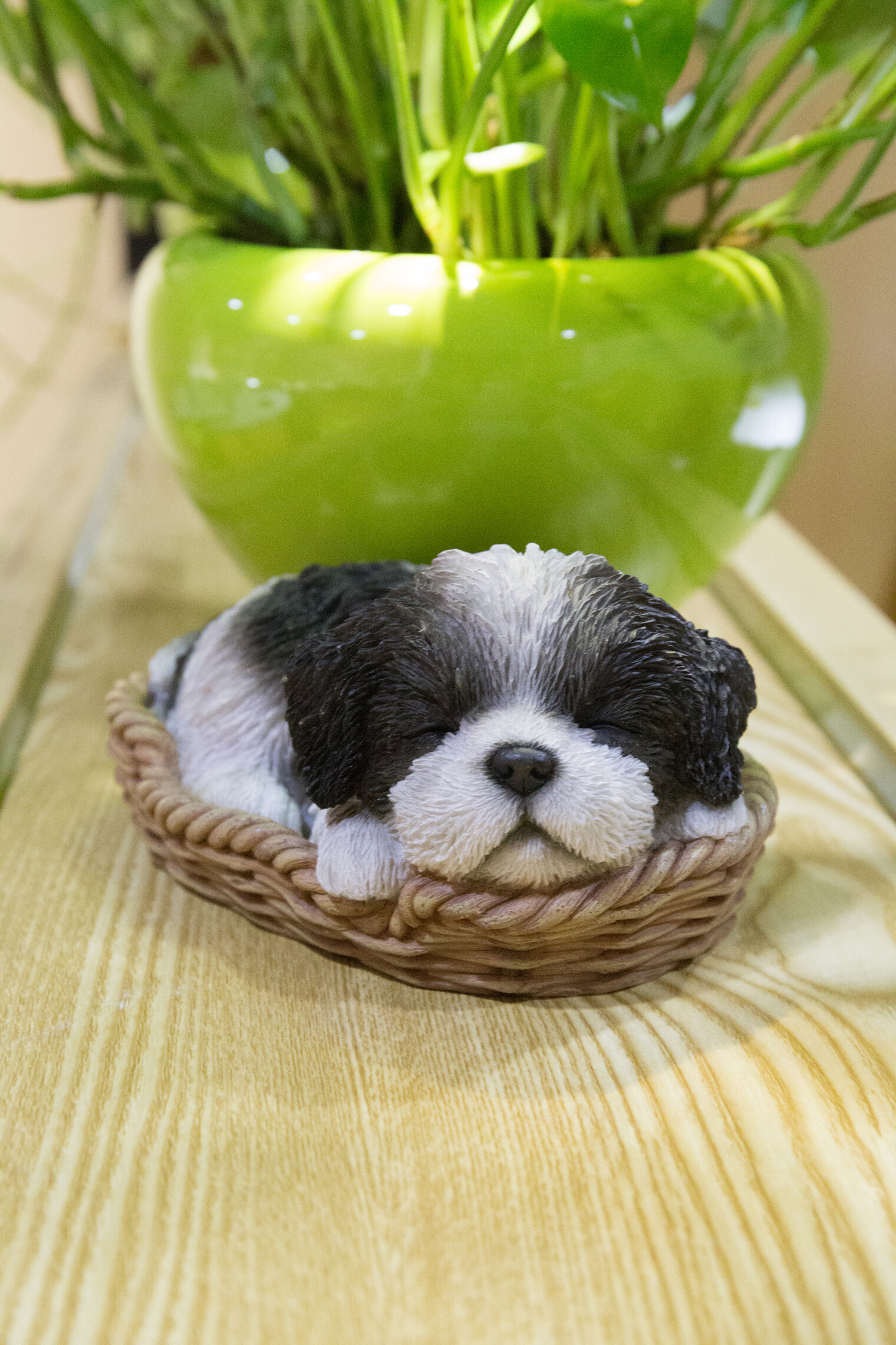  Hi- Line Gift 87710-L Pug Puppy Sleeping Pet Pals