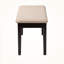 Banc de salle à manger rembourré brun foncé Exalt H 18,68 po x l 47,68 po x P 15,85 po Exalt