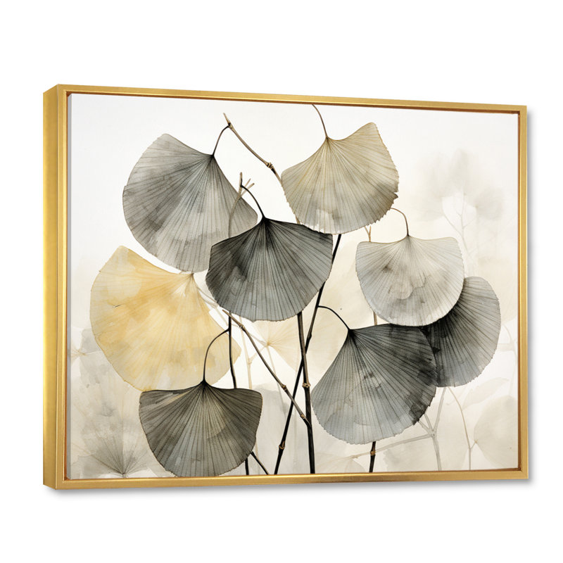 Asian Art Pansies Flowers III, reproduction d'art sur toile, H 30 po x l 40 po x P 1,5 po, Cadre flottant doré
