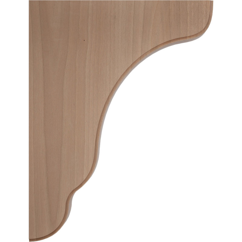 Support en bois Plymouth, Cerisier, H 9,5 po x l 1,75 po x P 7,25 po