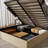 Upholstered Tufted Linen Platform Bed With Lift-Up Storage And Reinforced Slat Support-1854453958-1854233122