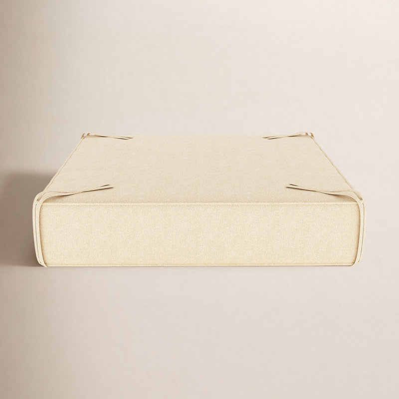 Coussin de repose-pieds d'extérieur Jocelyn Sunbrella®, Toile Toile Toile Sunbrella®
