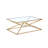 Connall Abstract Coffee Table (Rectangular | Gold) -126359609-32350921