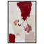 "Impasto Red I", impression murale encadrée par Art Remedy, cadre argenté, 24 x 36-470375415-470375418