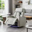Fauteuil inclinable pivotant électrique à 270 ° Finnegan avec DEL et rangement caché-1008422529