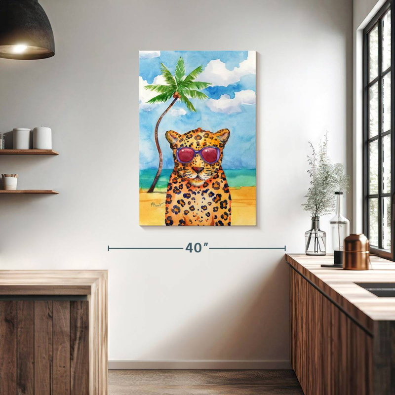 Ketti Hip Shades Cheetah, 39" H x 26" W