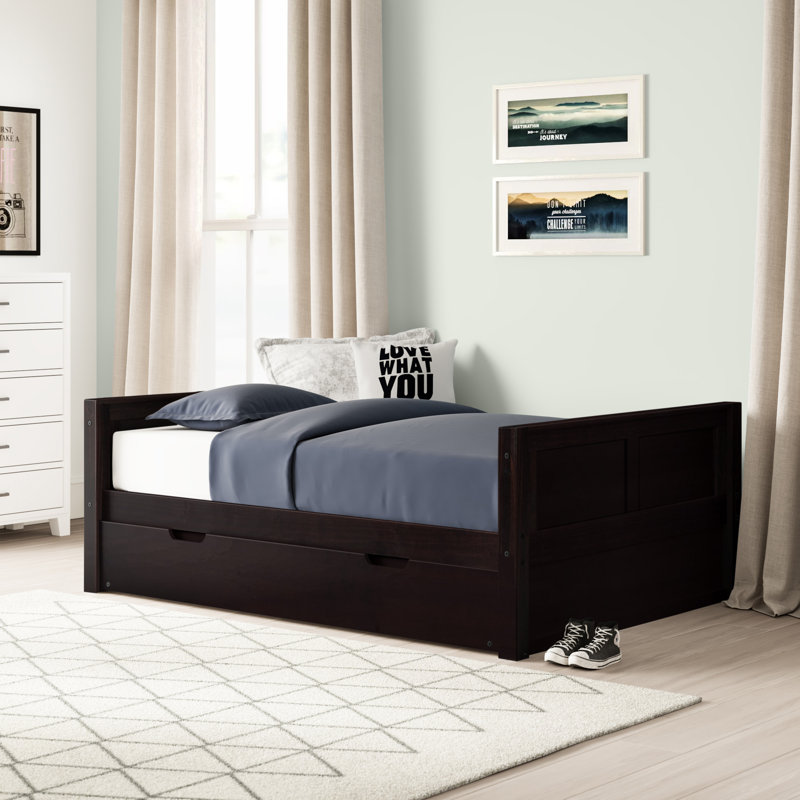Lit matelot double avec couchette Burkley de Mack & Milo ™, Cappuccino
