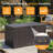 Storage Box, 60 Gallon Deck Box Indoor and Outdoor Use, Waterproof Resin Storage Bin for Patio Furniture-104737967