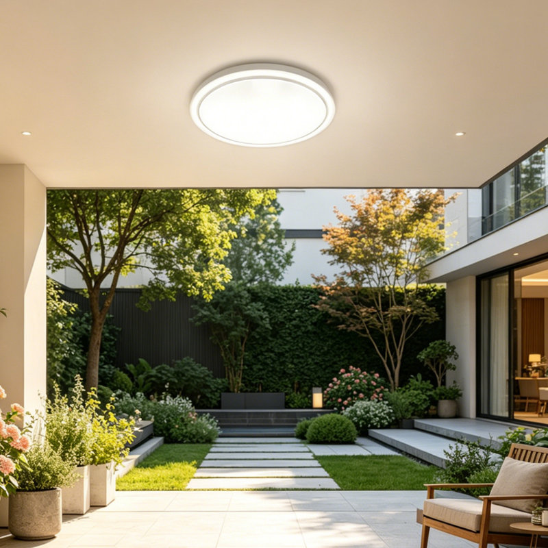 Aluminium Semi Flush Mount