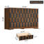 Commode 8 tiroirs pour la chambre à coucher, commode de 47 po de largeur avec tiroirs profonds et conception anti-basculement, commode moderne, meuble télé de rangement Mid-Century pour placard, salon, couloir, noyer