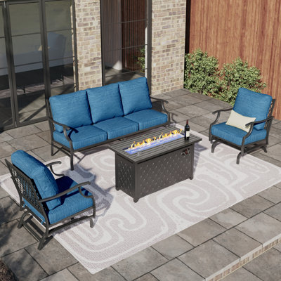 Outdoor Patio Conversation Furniture Set