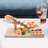 11.81" 7-Tier Staircase Sushi Rack Bakery Display Stand