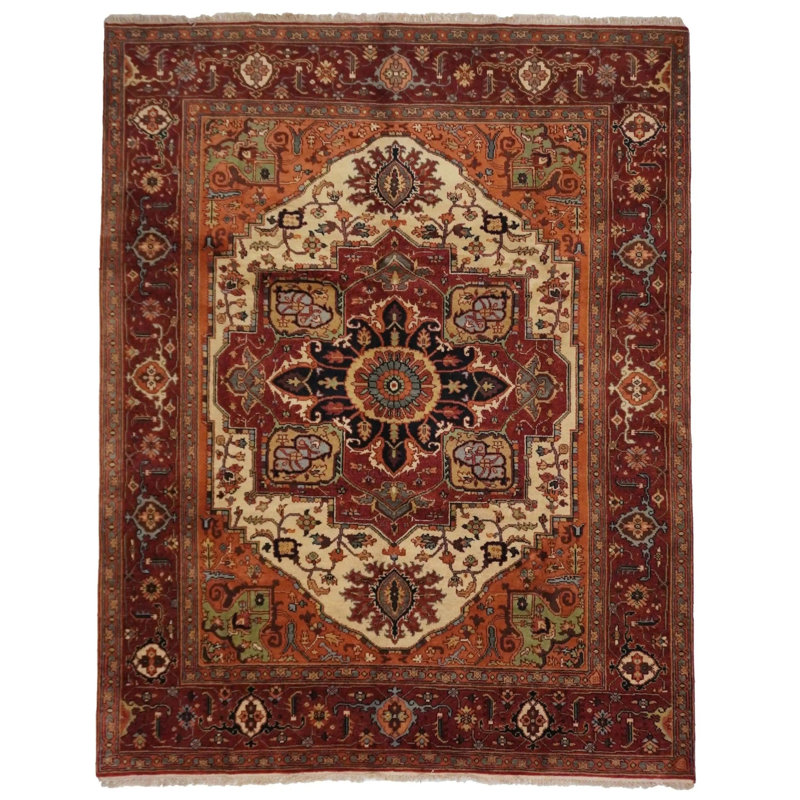 Oriental Area Rug in Beige