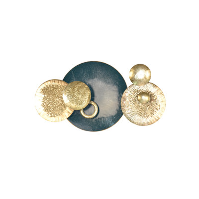 Glam Abstract Wall Decor on Metal