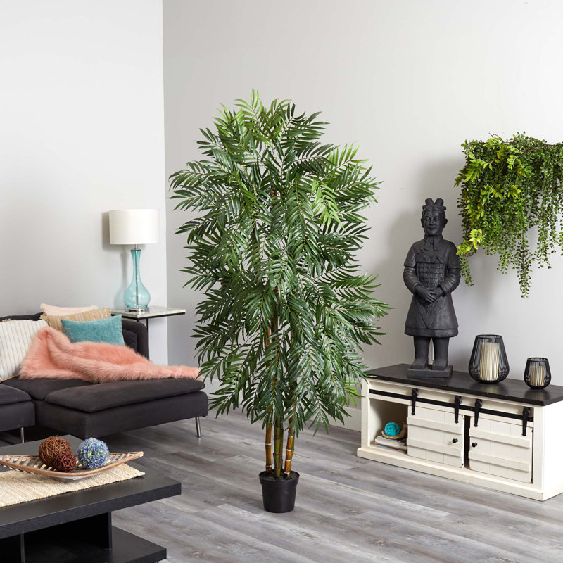72'' Faux Palm Tree in Pot