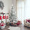 Arbre de Noël artificiel enneigé avec pin de montagne 7,5 pi avec base Fraser Hill Farm