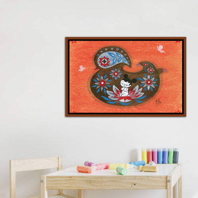 «Folk Blessings - Duck» par Martin Hsu - reproduction d'art