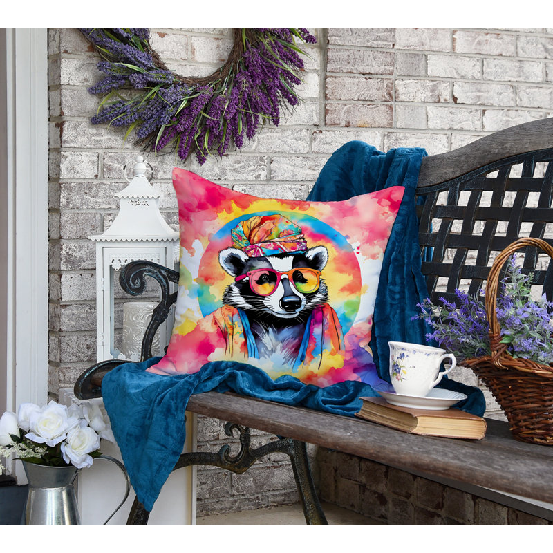 Coussin Hippie, H 18 po x l 18 po
